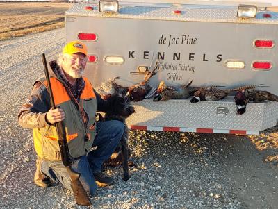 DAve and Viper hunting in South Dakota DAve and Viper hunting in South Dakota